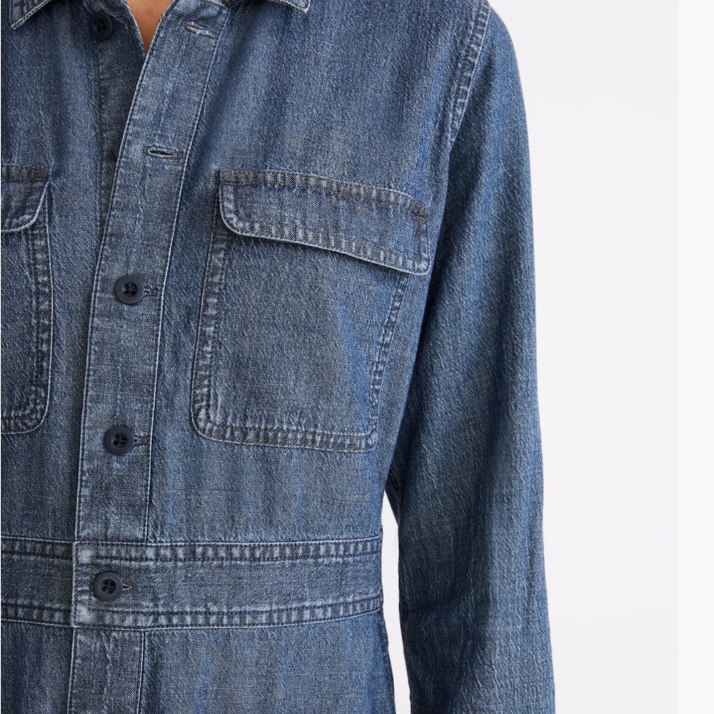 Madewell Denim Utility Shirtdress - Picture 13 of 13